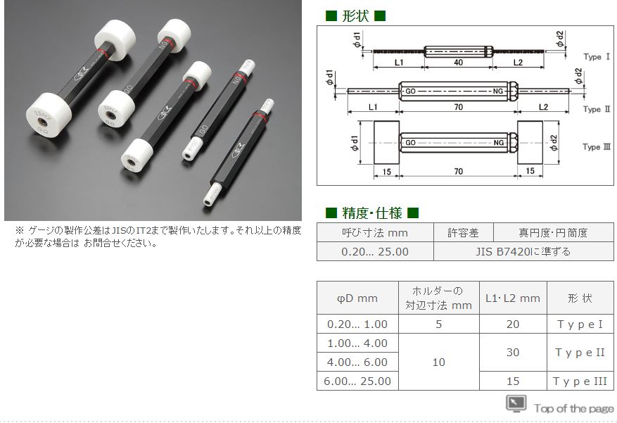 EISEN 陶瓷環塞規