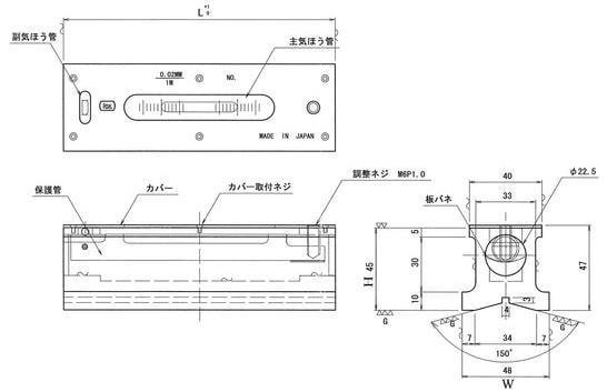 日本RSK精密水平尺