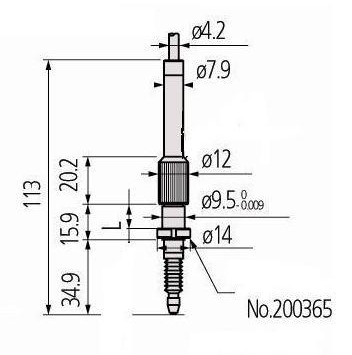 Mitutoyo LGB2 線性規(筆型)