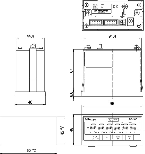 Mitutoyo EC計數器