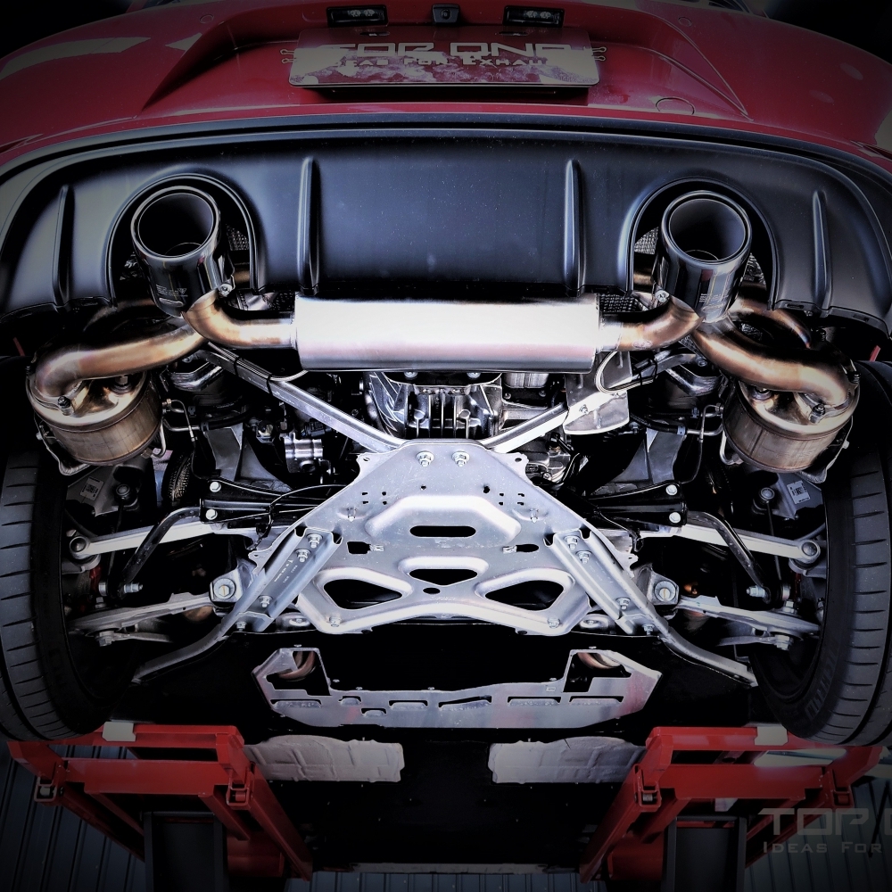 保時捷PORSCHE Cayman GTS 4.0 TOP ONE EXHAUST 可變式遙控閥門排氣系統