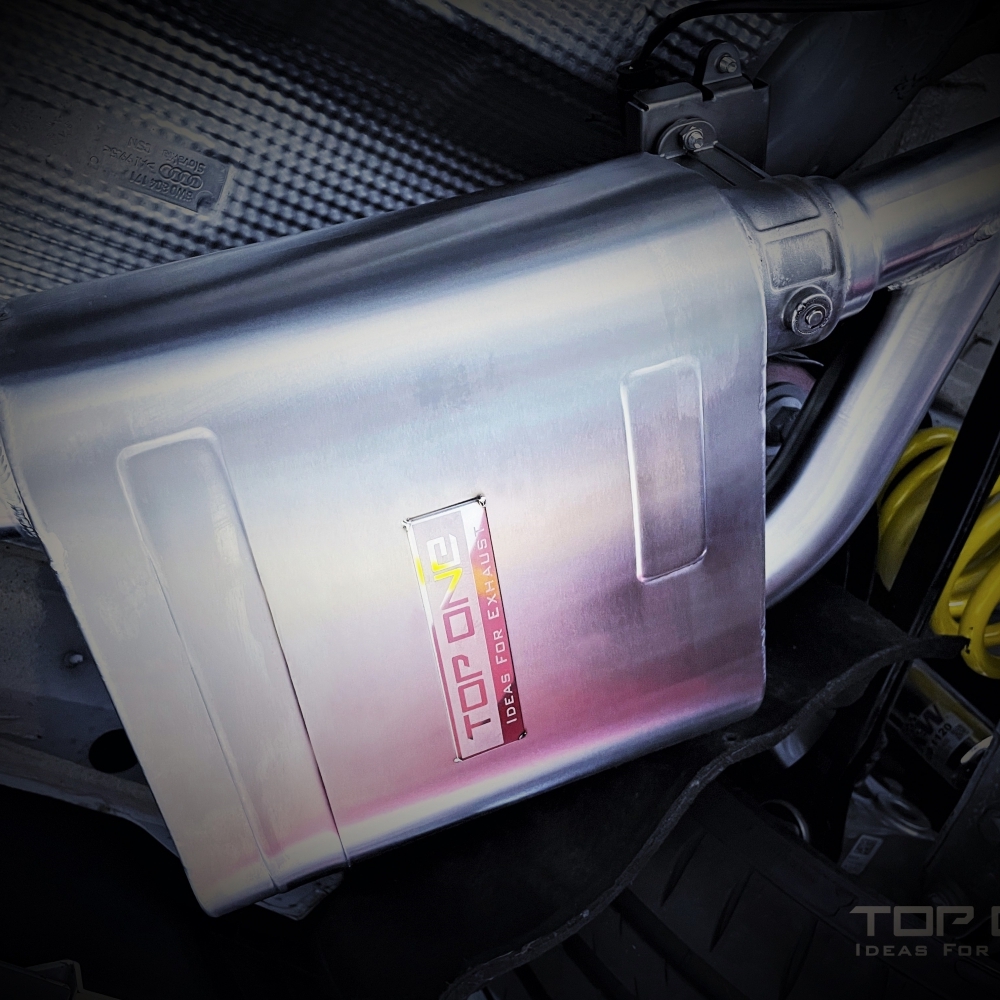  奧迪AUDI A5 A4 B9.5 2.0T TOPONE EXHAUST 可變式遙控閥門排氣系統