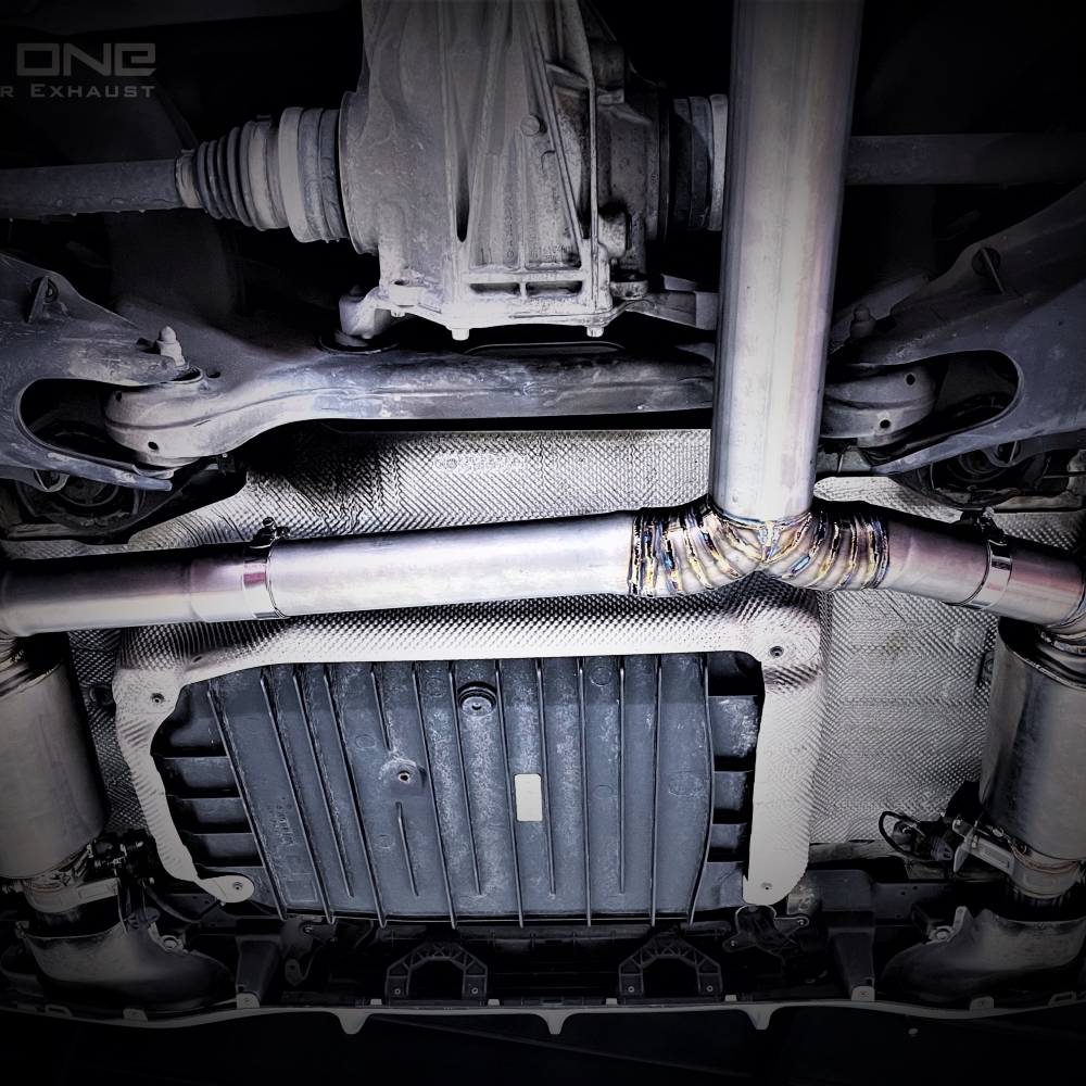 賓士Benz C43 TOPONE EXHAUST鈦合金可變式遙控閥門排氣系統