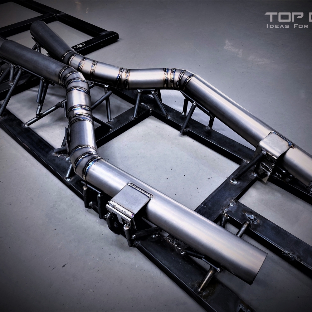 賓士Benz C43 TOPONE EXHAUST鈦合金可變式遙控閥門排氣系統