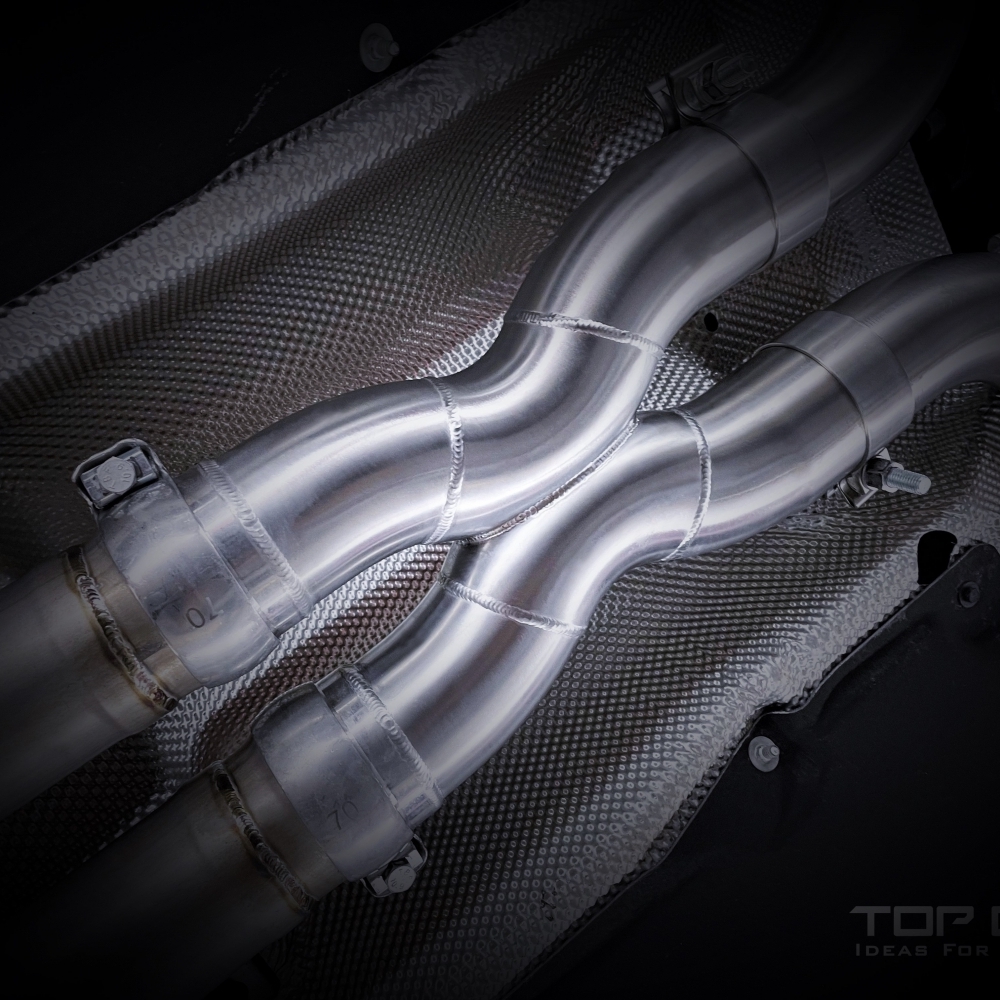 賓士Benz C217 S63 TOPONE EXHAUST鈦合金可變式遙控閥門排氣系統