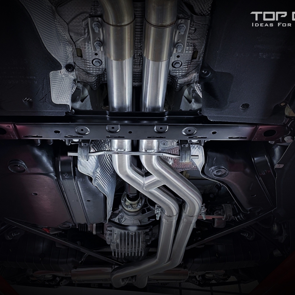 保時捷Porsche Cayenne Coupe 2022年式跑車 TOPONE EXHAUST可變式遙控閥門排氣系統