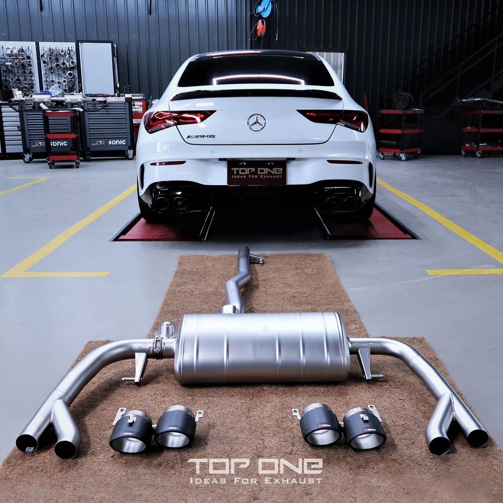 賓士BENZ W118 CLA35 TOPONE EXHAUST 可變式遙控閥門排氣系統