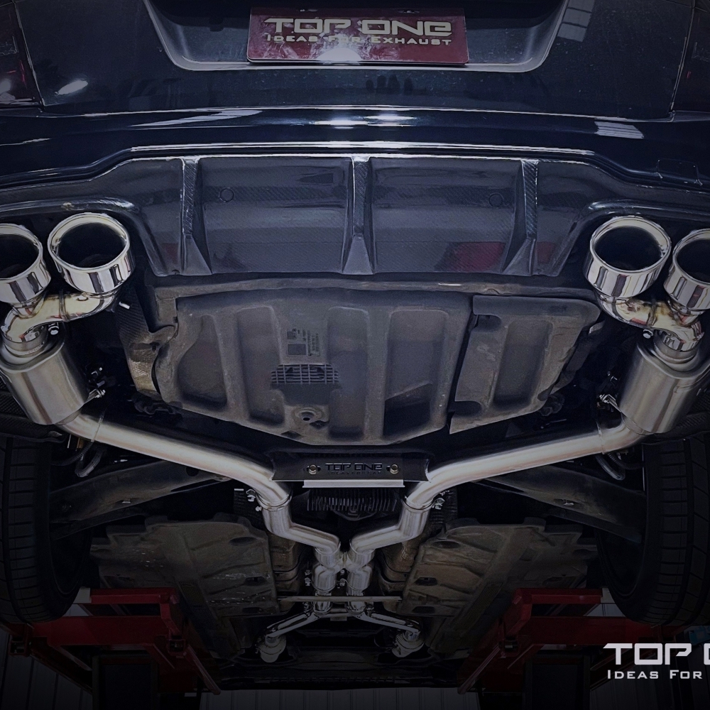 賓士BENZ W204 C63 TOPONE EXHAUST 可變式遙控閥門排氣系統