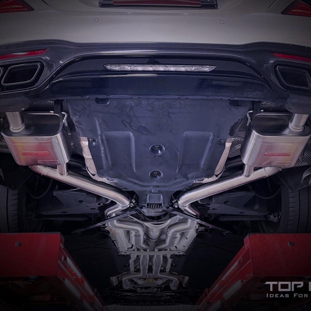 賓士Benz S63 AMG TOPONE EXHAUST可變式遙控閥門排氣系統