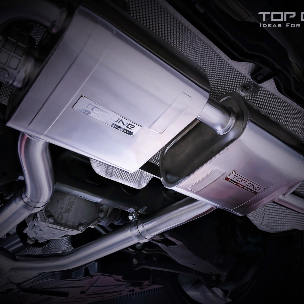 賓士Benz GLC43小改款 TOPONE EXHAUST可變式遙控閥門排氣系統