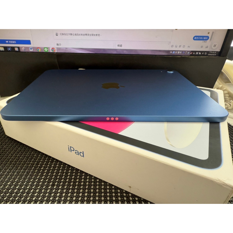 Apple ipad 10代 藍色 64G 100% 保內