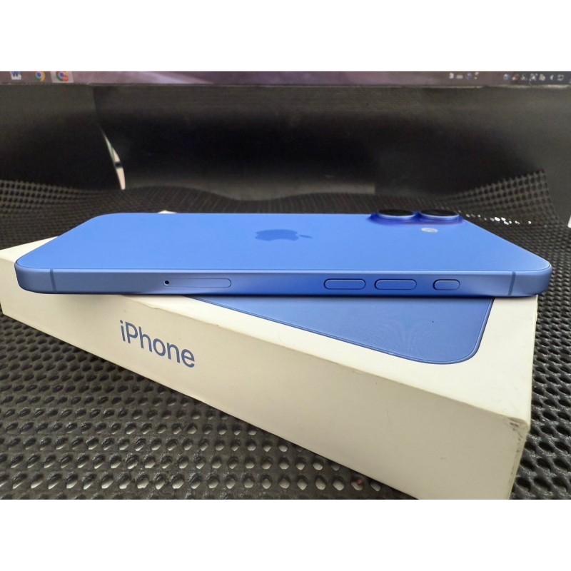 iPhone 16plus 藍色 128G 100% 保固中