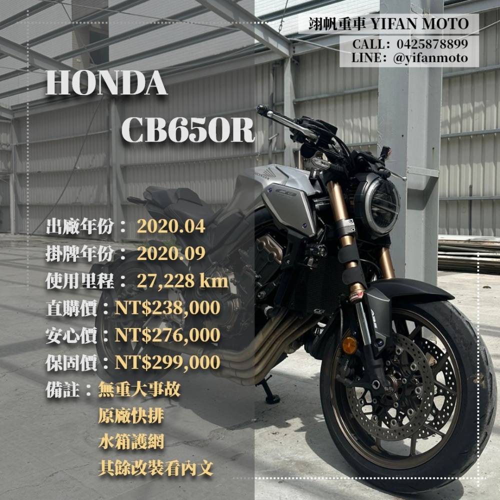 【2020 HONDA CB650R】