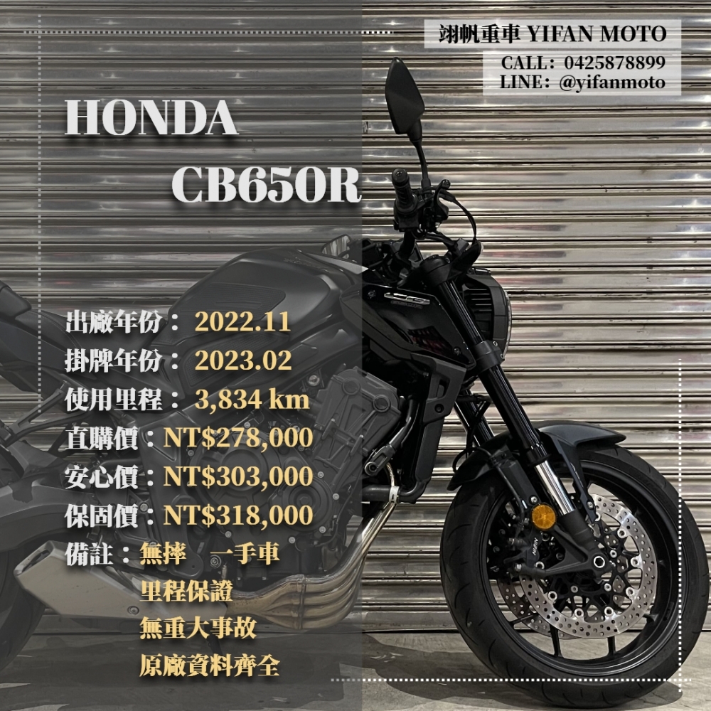 【2022 HONDA CB650R】