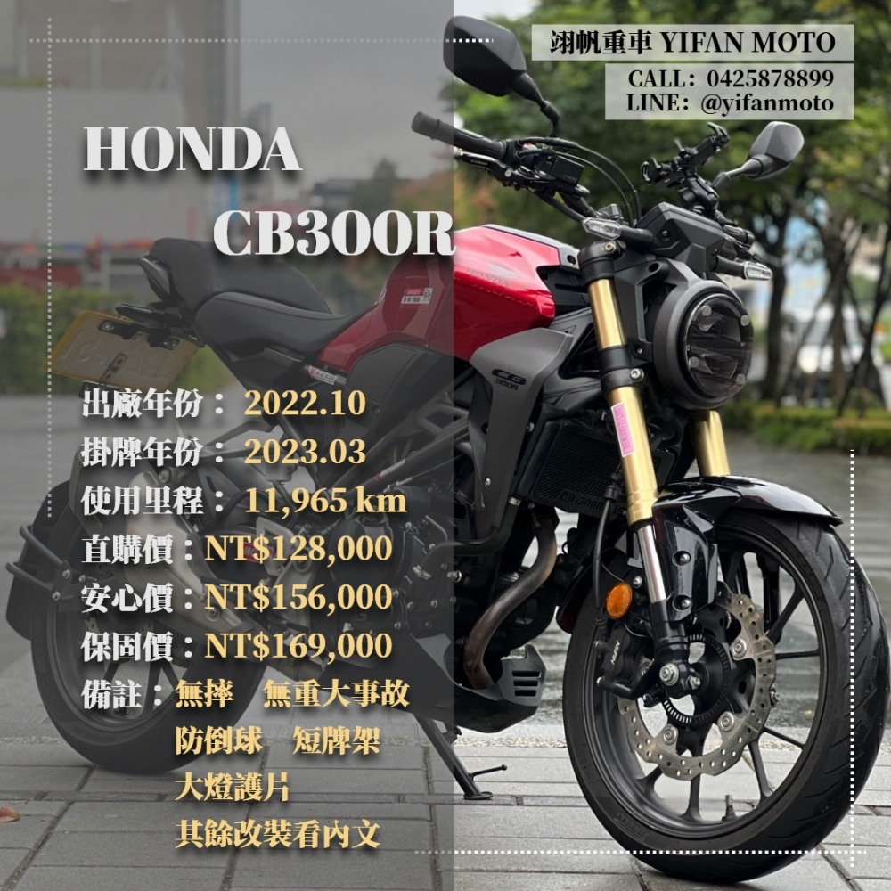 【2022 HONDA CB300R】