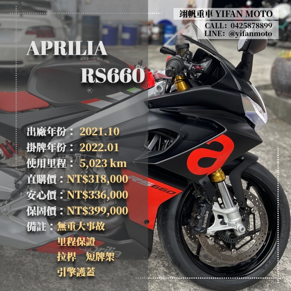 【2021 APRILIA RS660】