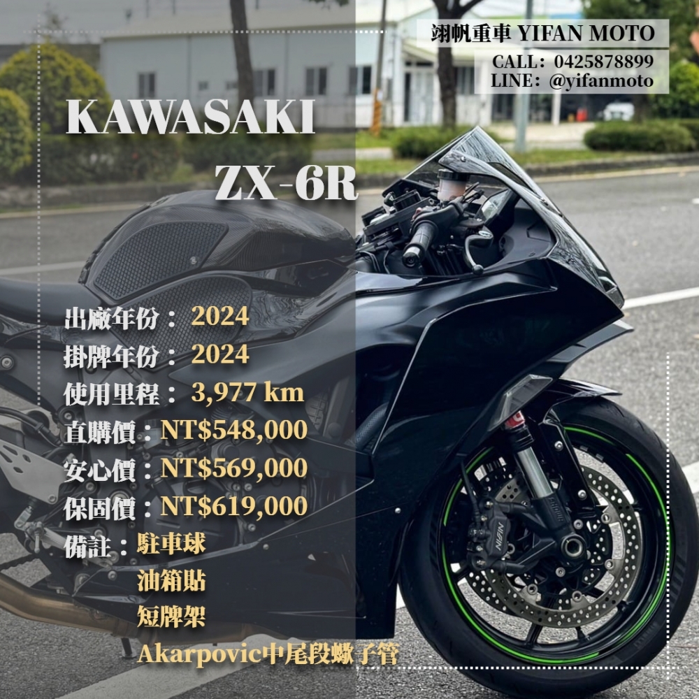 【2024 KAWASAKI ZX-6R】