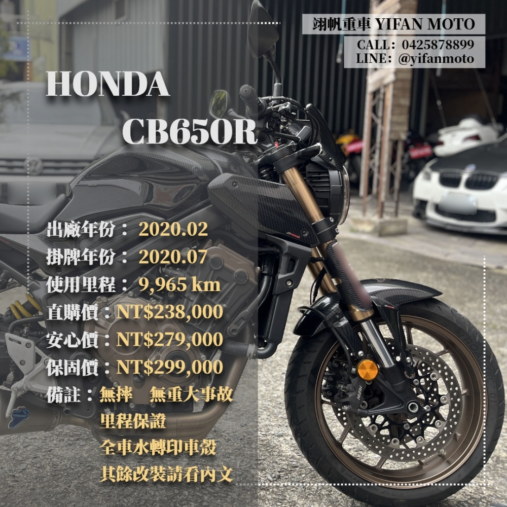 【2020 HONDA CB650R】