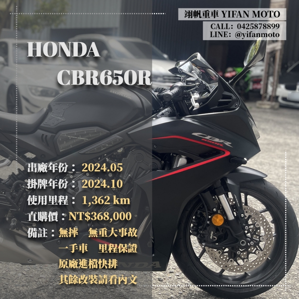 【2024 HONDA CBR650R】