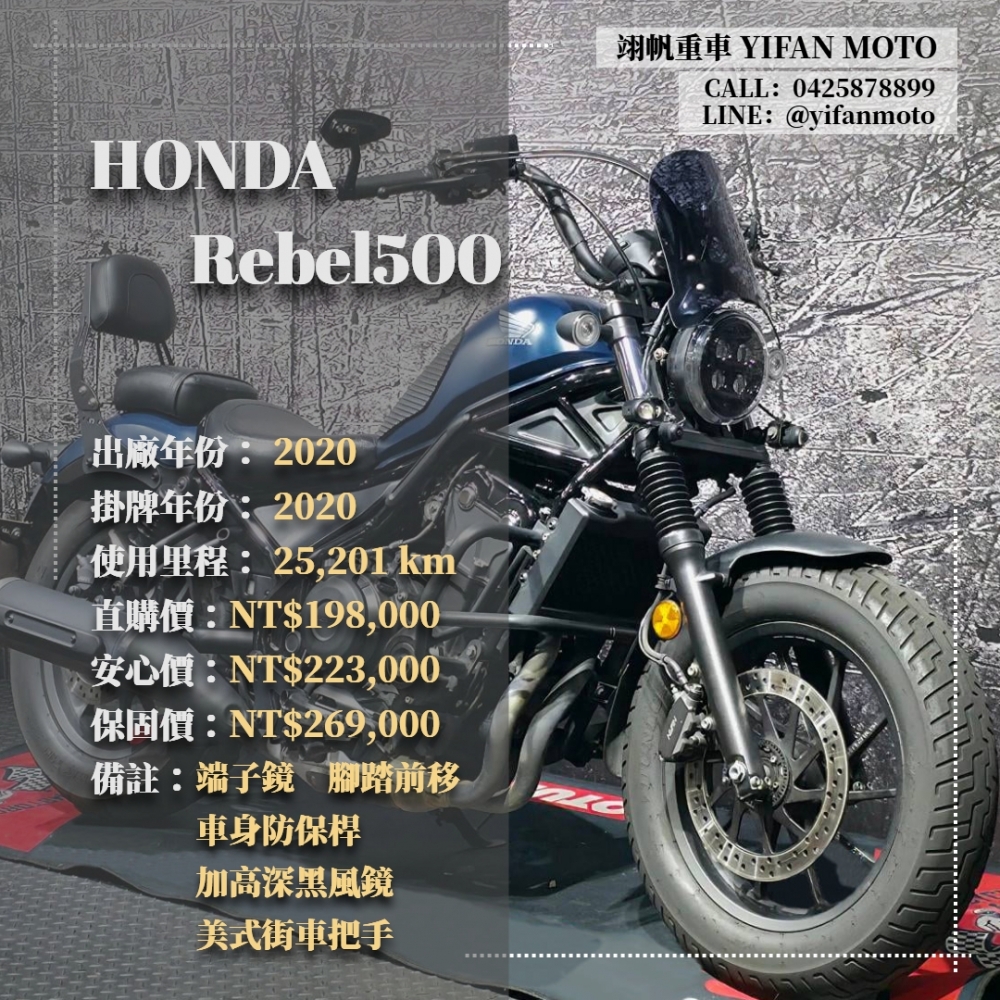 【2020 HONDA Rebel500】