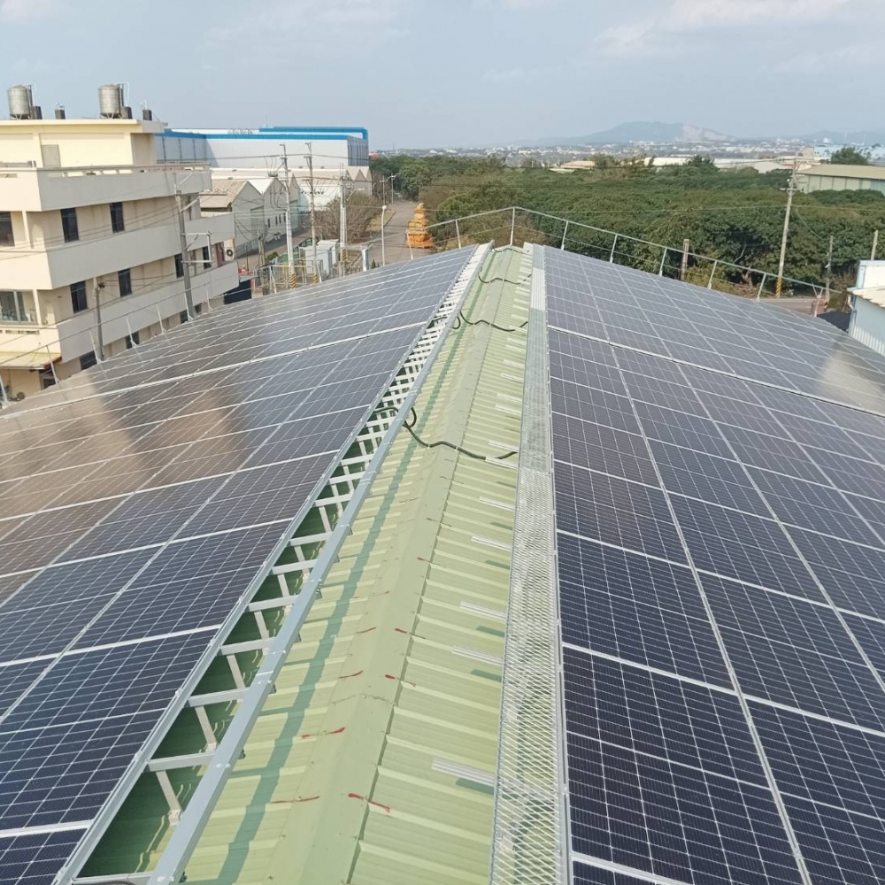 台中市 和睦廠房 149.04kWp <BR/>太陽能板架設