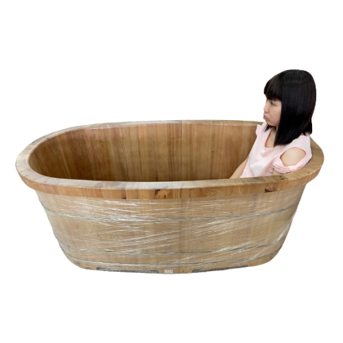 檀香木一體框4.8呎145公分泡澡桶