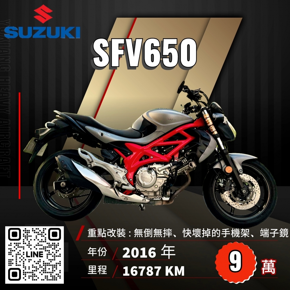 2016 SUZUKI SFV650