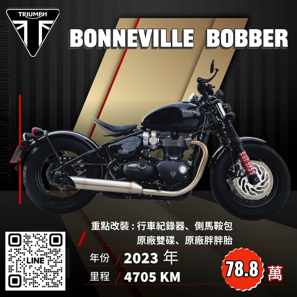 2023年 TRIUMPH Bonneville Bobber